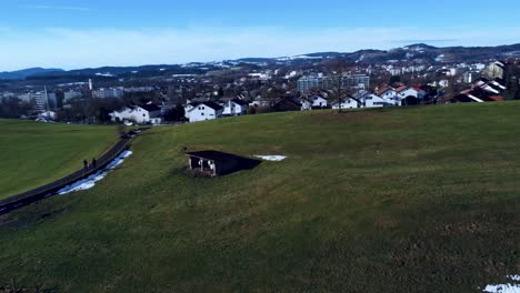 Rotation-around-a-small-barn-near-a-settlement