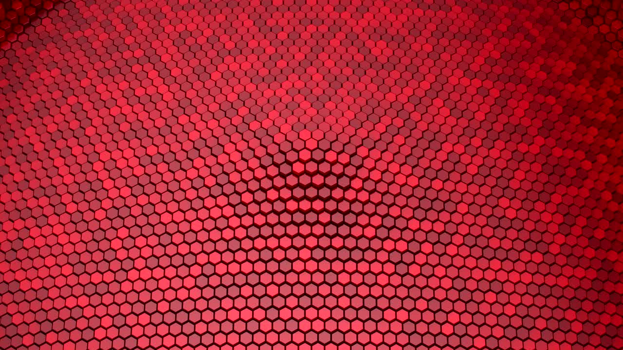 шестиугольники образуют волну