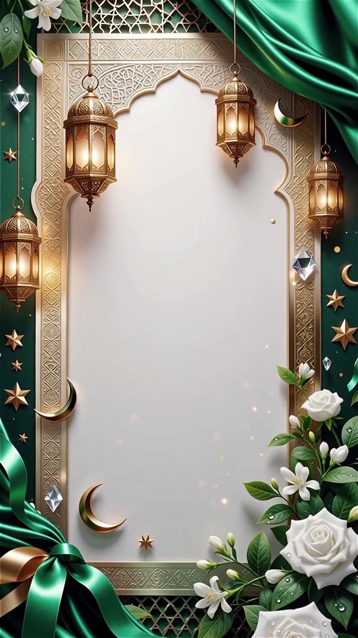 Compleanno del Profeta Maometto Mawlid al-Nabi Sfondo Islamico