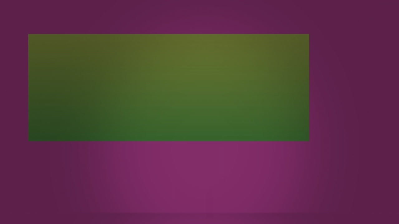 Animation of shapes and rectangles moving over purple background