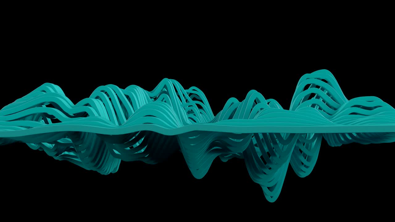 4k 추상적인 이동 파동 밴드