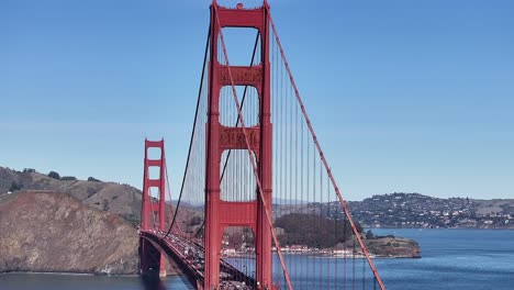 golden gate bridge drone footage