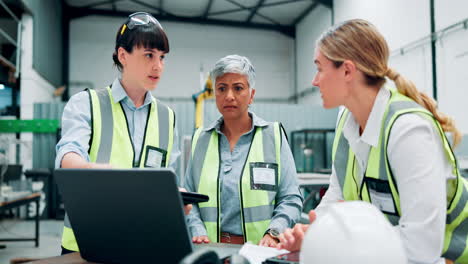 female engineers in meeting