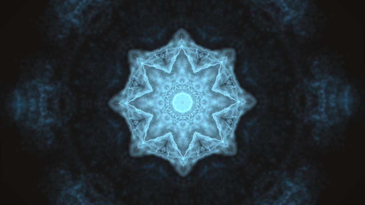 un fondo de video abstracto con una explosión intensiva de una estrella, lanzando chispas por todas partes.