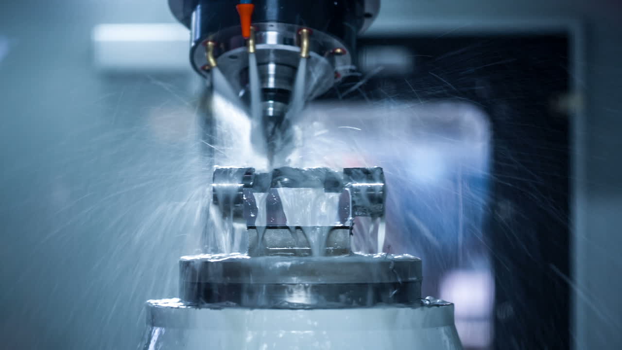 macchina di fresatura cnc per la lavorazione dei metalli.