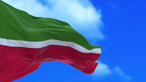 el bucle sin costuras de la bandera de tatarstán.