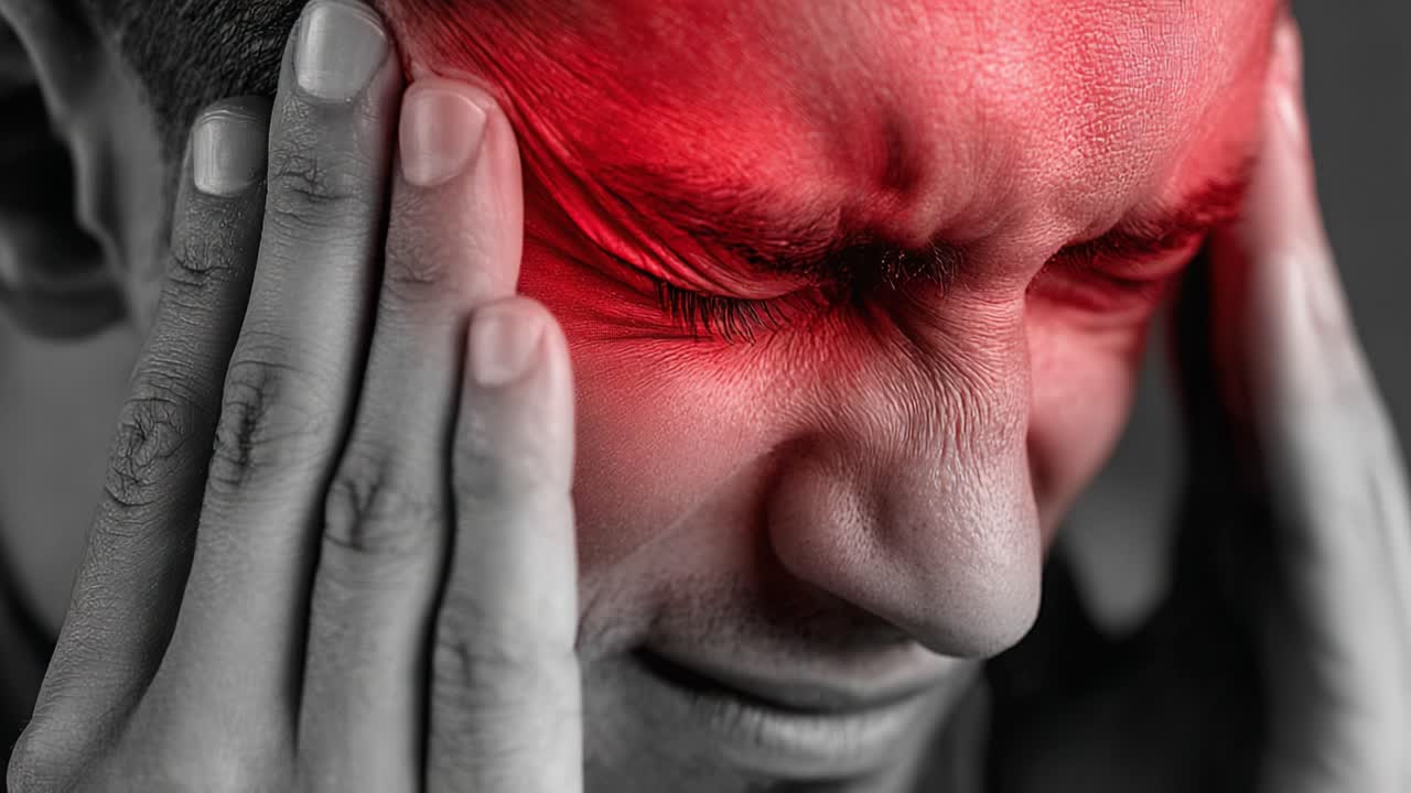 Intense Discomfort: Capturing the Struggles of Head Pain and Its Emotional Toll Through Expressive Facial Expressions