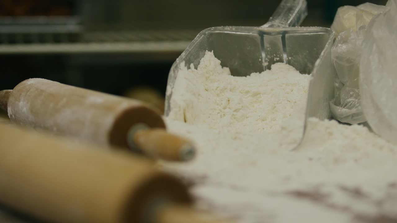 Scoop Full of Flour for Baking
