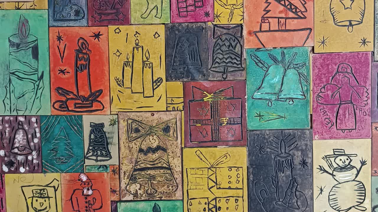 concepto de fondo creativo: navidad festiva y temporada navideña