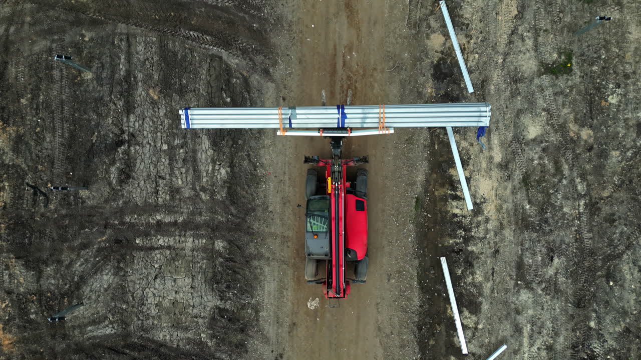 태양 전지 패널 설치 기둥에 사용되는