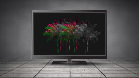 lcd screen with static 4k