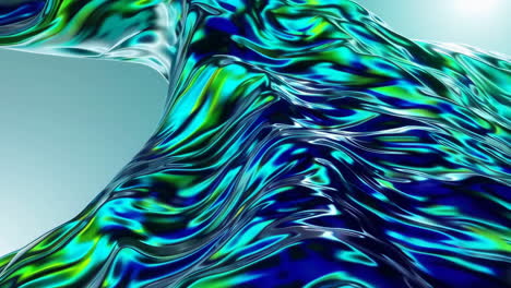 abstract iridescent fluid wave background