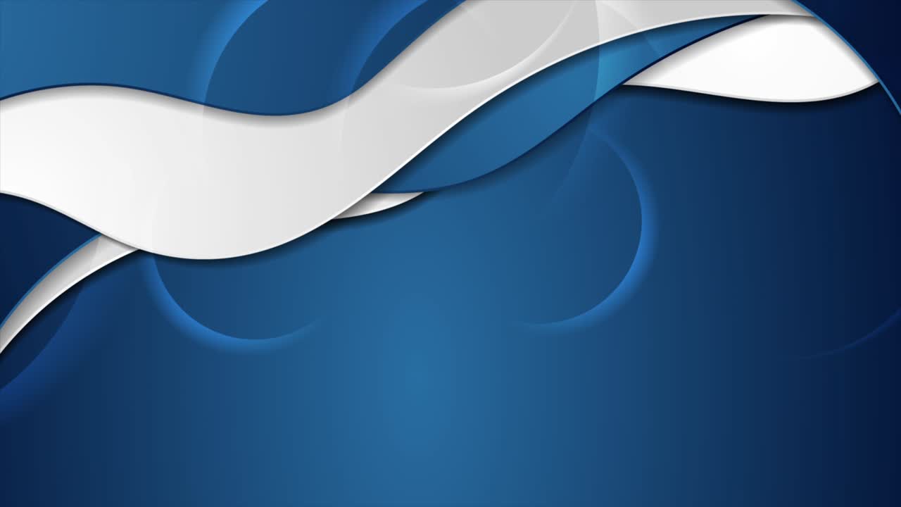 azul y gris abstracto ondas brillantes fondo de movimiento corporativo