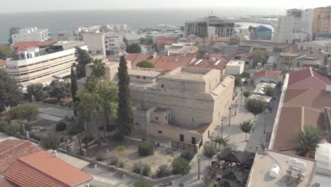 limassol castle - aerial view