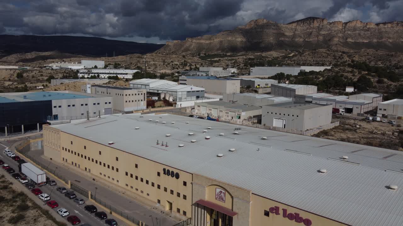 Aerial View of El Lobo Factory in Spain