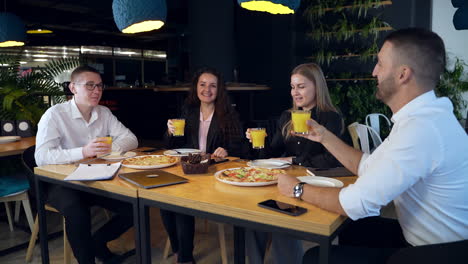 business team lunch