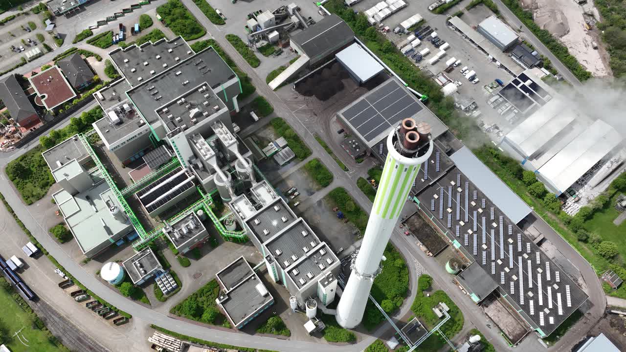 The Asdonkshof waste incineration plant in Kamp Lintfort