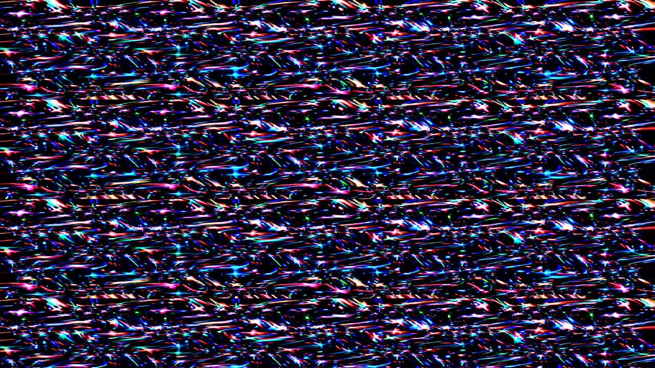 líneas abstractas multicolor caleidoscopio fondo negro