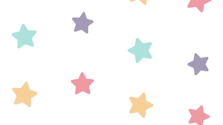 stars of colors pattern animation