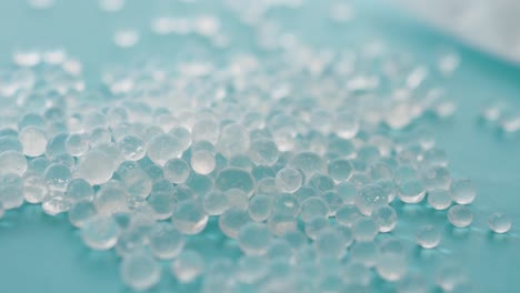 silica gel beads close up