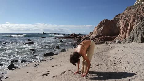 woman relaxing on beach 0 94