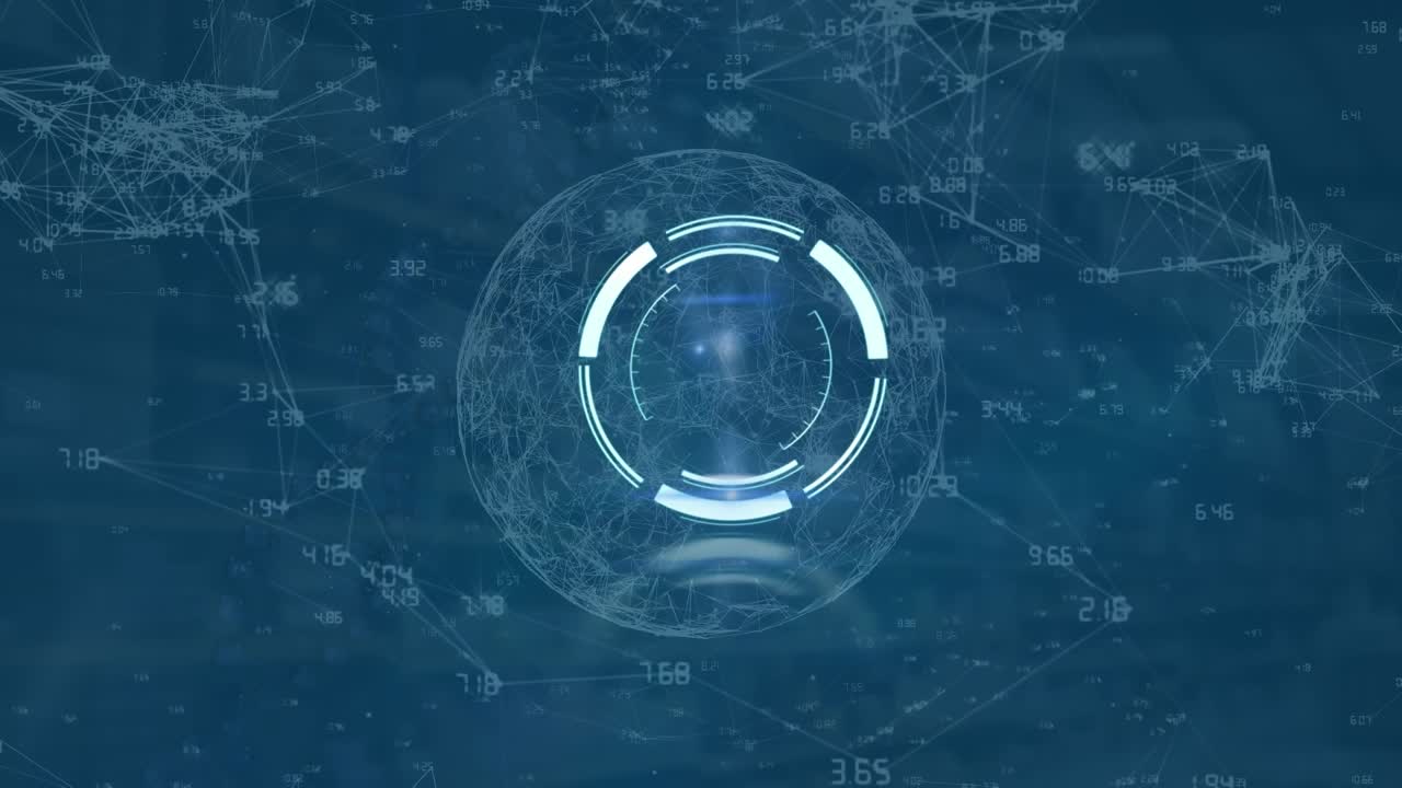 Animation of countdown over data processing