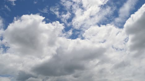 beautiful white clouds and sky in time lapse