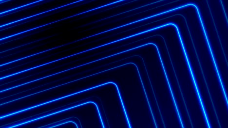 blue glowing neon lines abstract tech video animation