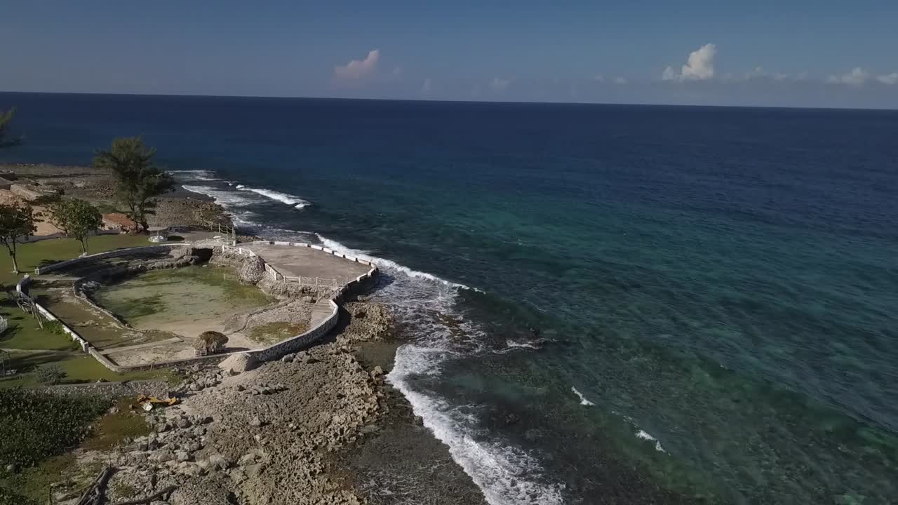 Sorvolando la costa della Giamaica