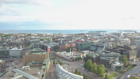 helsinki the capital of scandinavian state finland 4k drone footage
