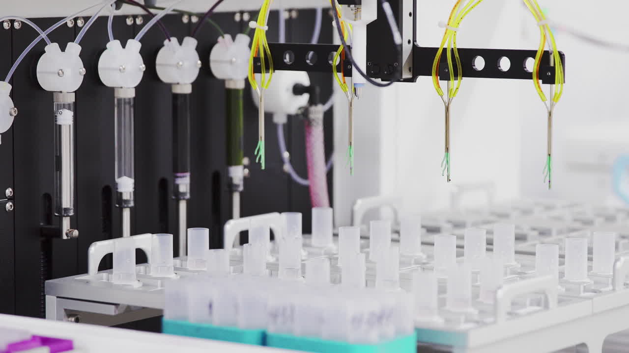 Automated laboratory in technically advanced the clinic is conducting a study aimed at combating diabetes, a deep analysis of the blood and the cells of the pancreas