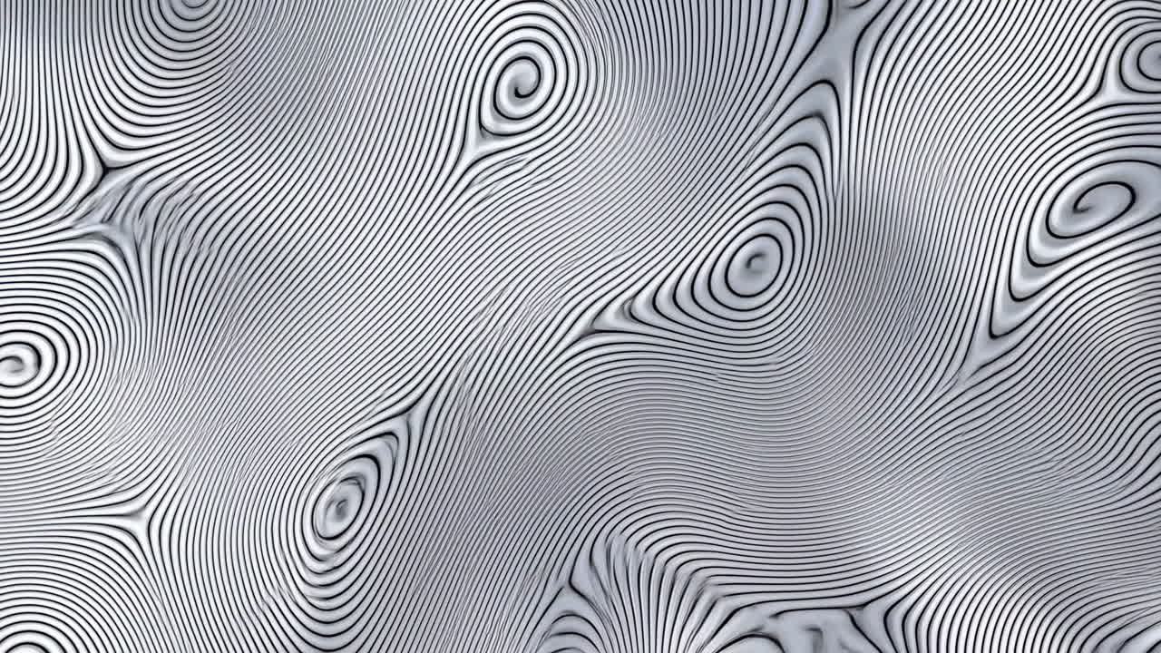 Abstract Moving Swirling Lines Pattern Background