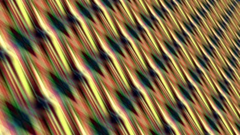 abstracto patrón de ilusión multicolor composición de fondo. 4k 3d mosaico de bucle sin costuras rayas aleatorias en múltiples colores. formas dinámicas que fluyen para la música, fondos, transición y títulos.