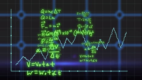 Animación-Del-Procesamiento-De-Datos-Científicos-Sobre-Fondo-Oscuro