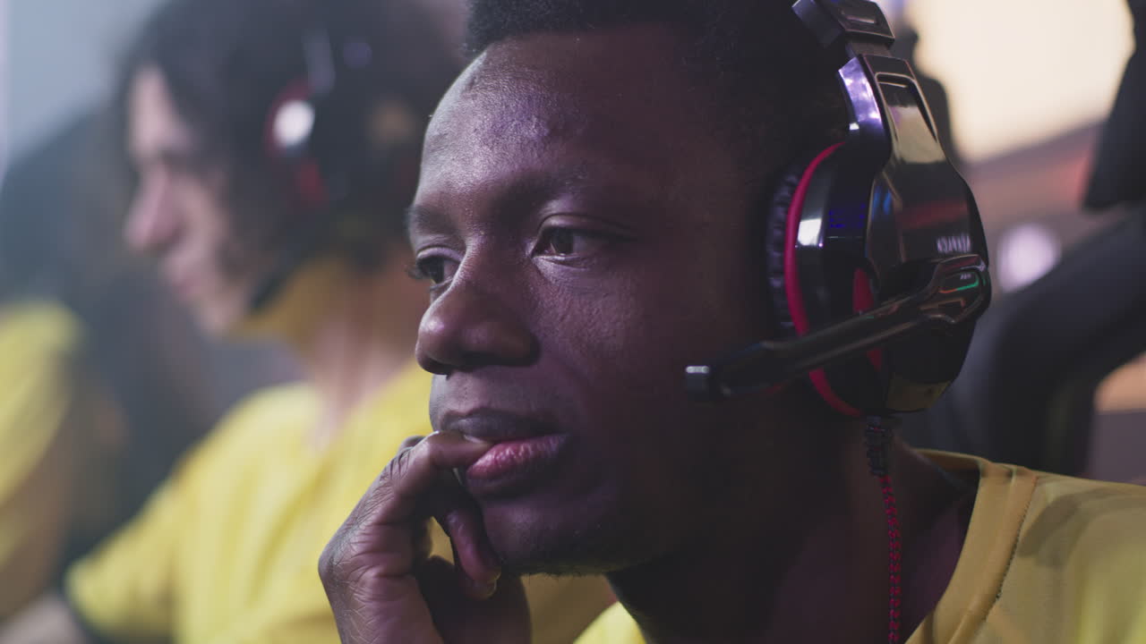 Esports Gamers with Headsets