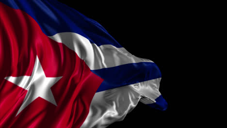 waving cuban flag