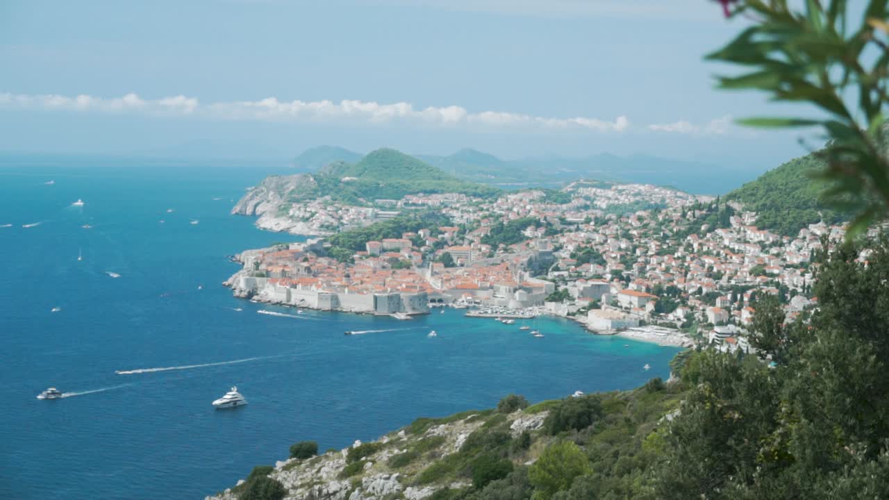 Establishing Shot Dubrovnik Old City, Croatia