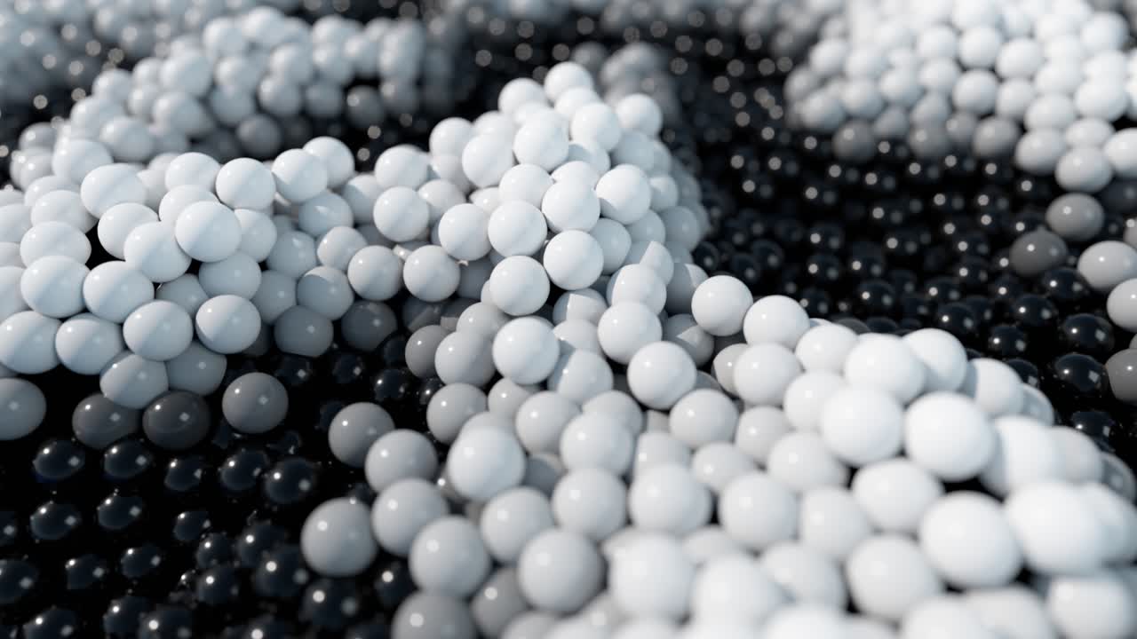 추상적인 3d 구체