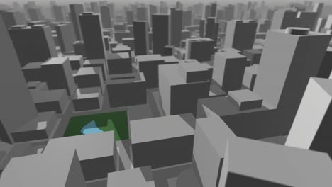 3d city map pan