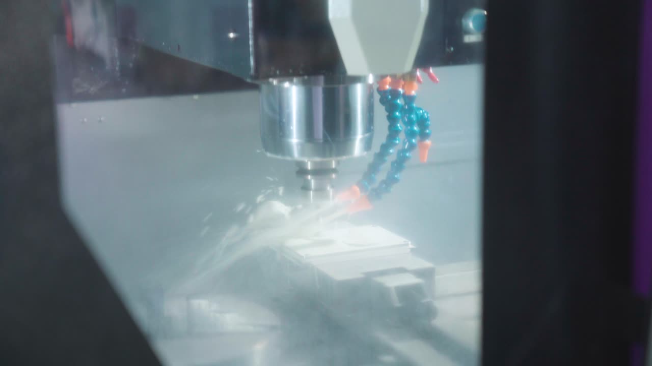 비 접촉 tonometry 또는 오일 냉각 spindle를 가진 nct chipping 기계 작업에서 조각 사임