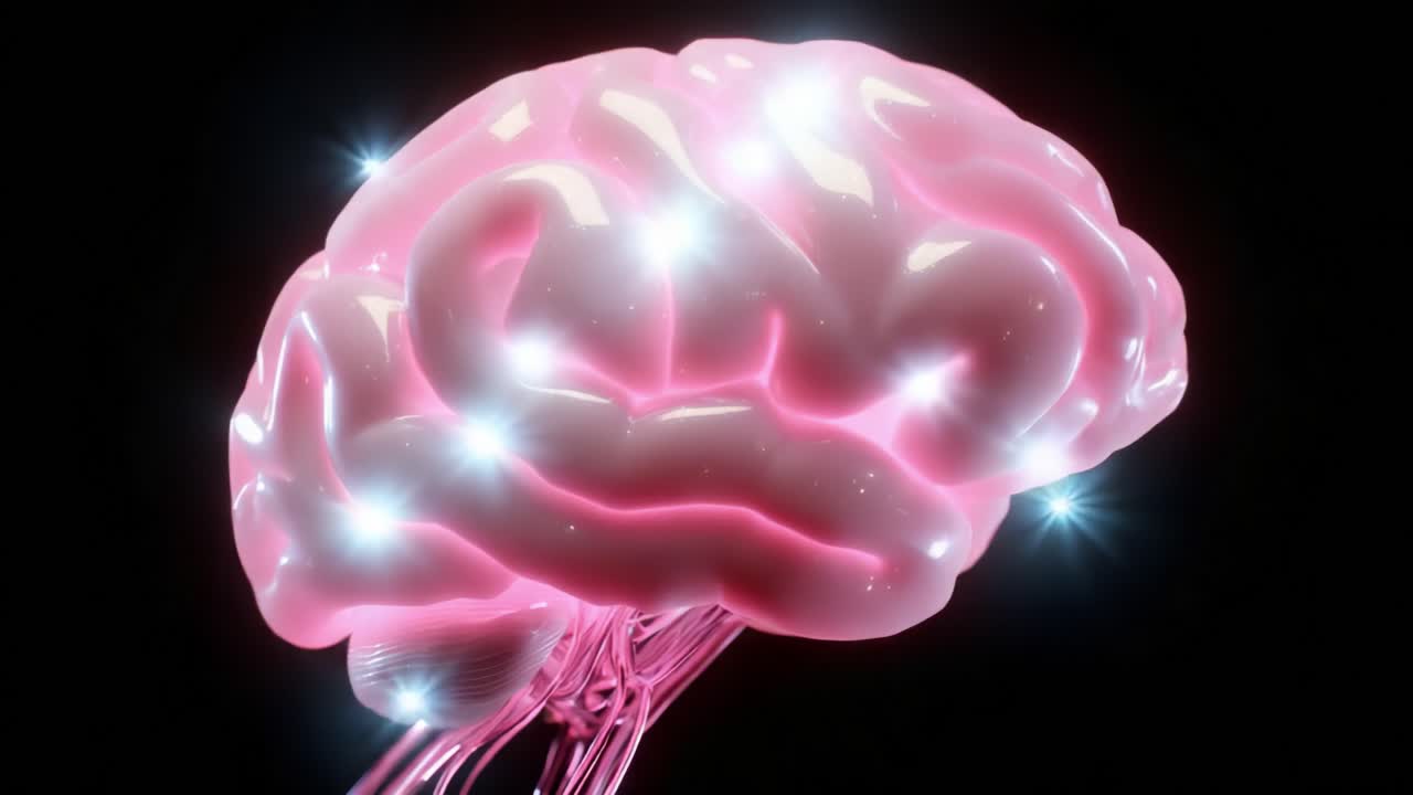 An Intriguing Exploration of the Human Brain: This Stunning Visual Showcase Highlights the Complex Structure, Functionality, and Mystique of the Brain Through Brilliant Shine and Symbiotic Design