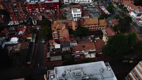 Drone-shot-of-city-and-housing