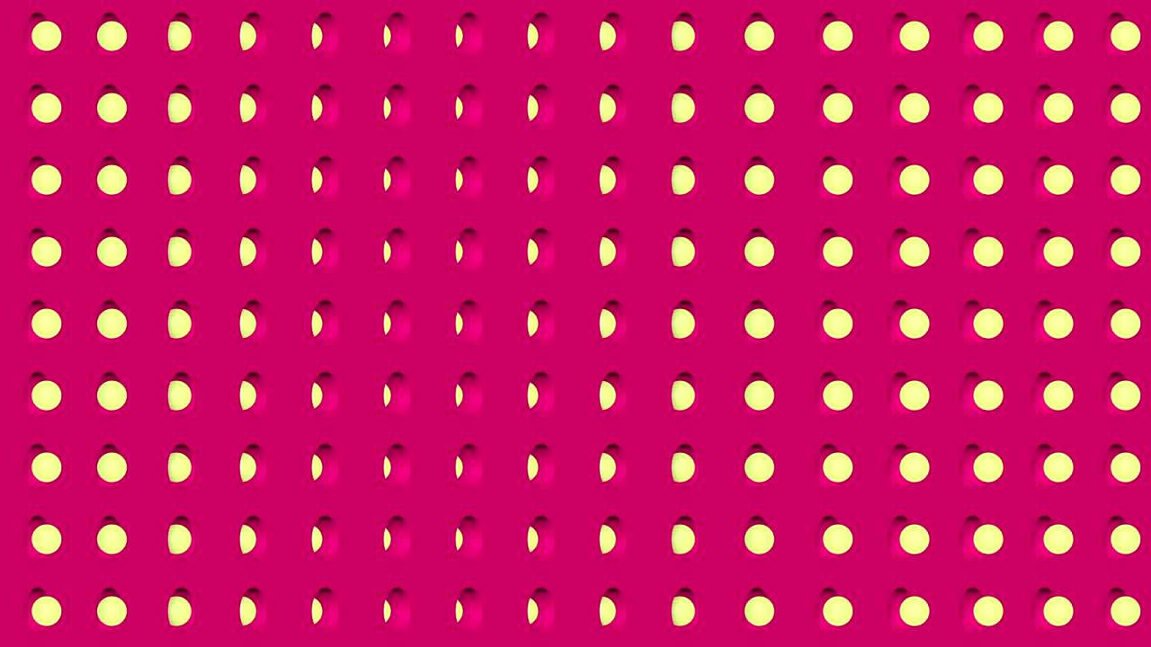 Abstract isometric background yellow spheres vertical wave