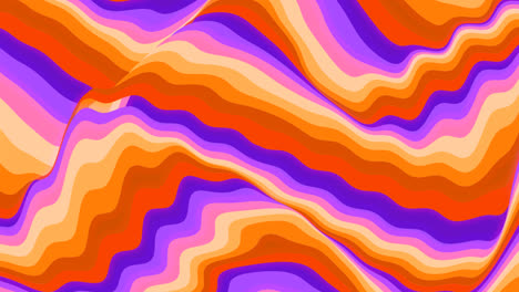 una animación de un fondo psicodélico colorido dibujado a mano