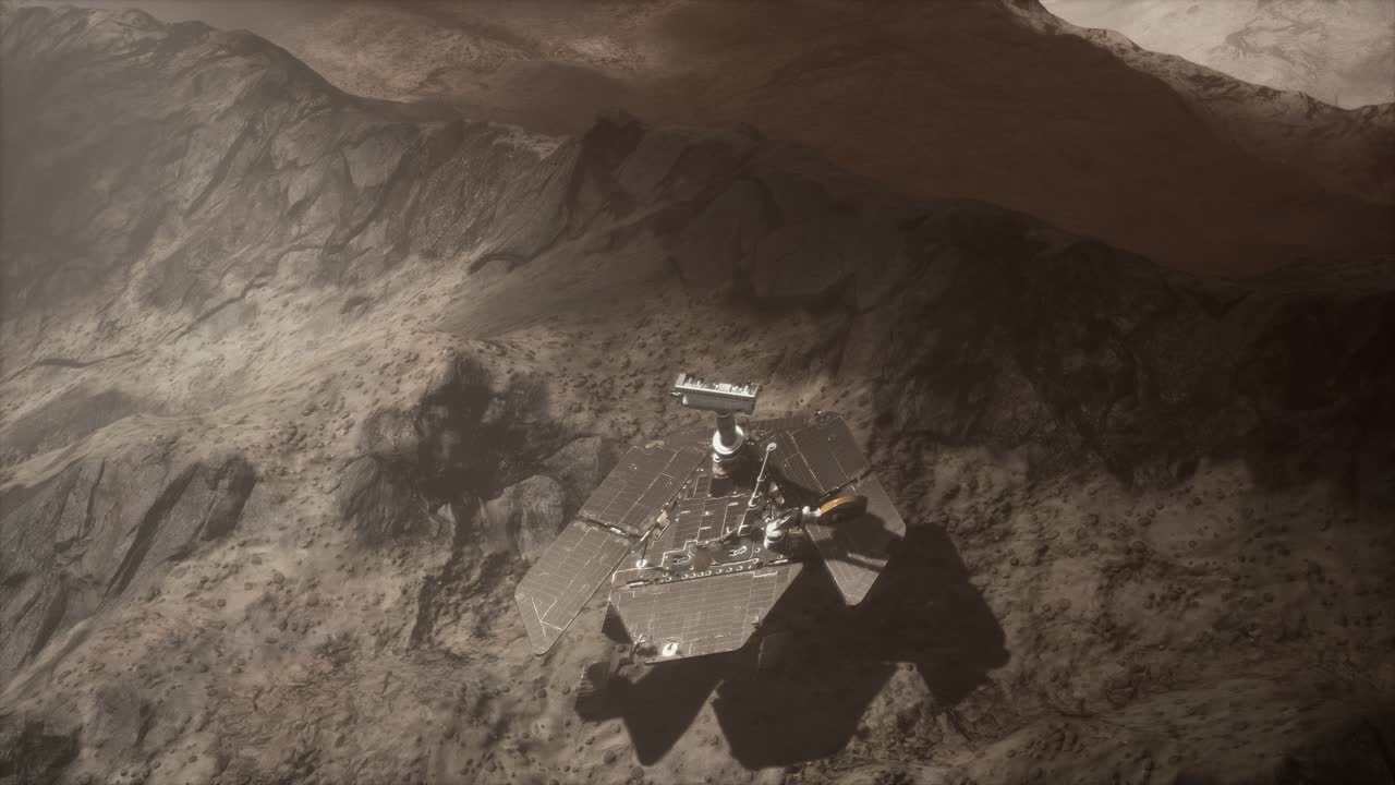 Opportunity Mars exploring the surface of red planet