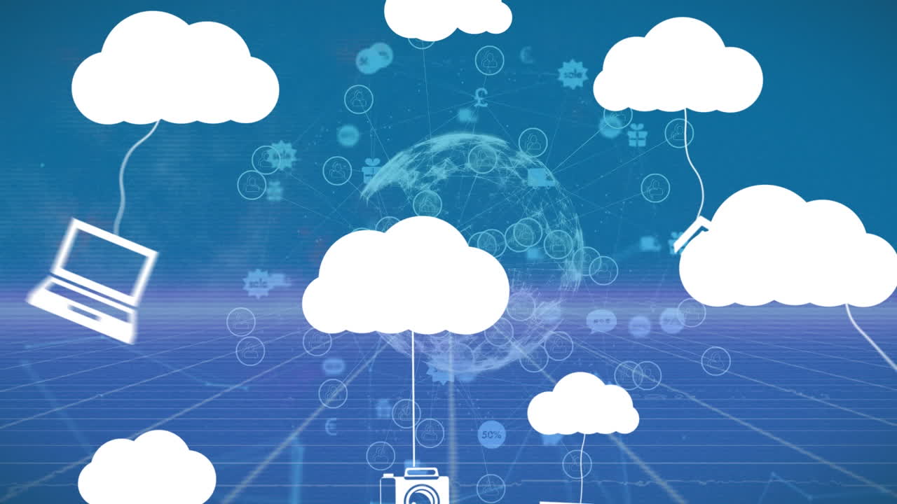 전 세계 미디어 아이콘의 애니메이션