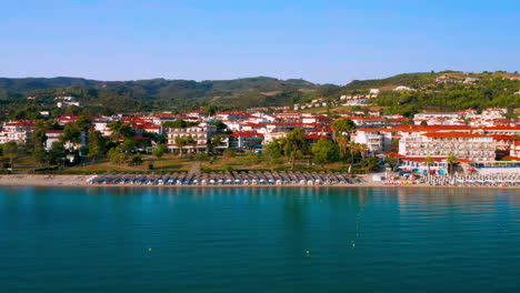 panorama of hanioti , greece