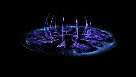 glowing sci-fi gate or portal