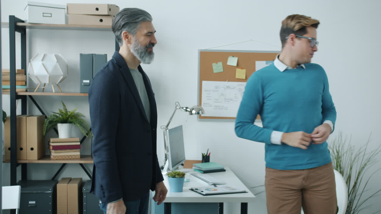 Business Meeting and Teamwork in Modern Office