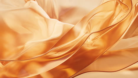 transparent golden multilayer cloth background, 3d rendering.